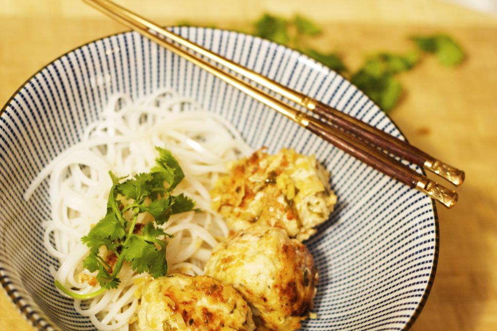 Coconut Lemongrass Chicken Meatballs Growing Up Savvy