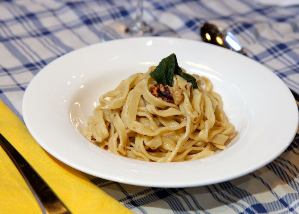 Fettuccine with Sage/Lemon Sauce and Walnuts – Growing Up Savvy