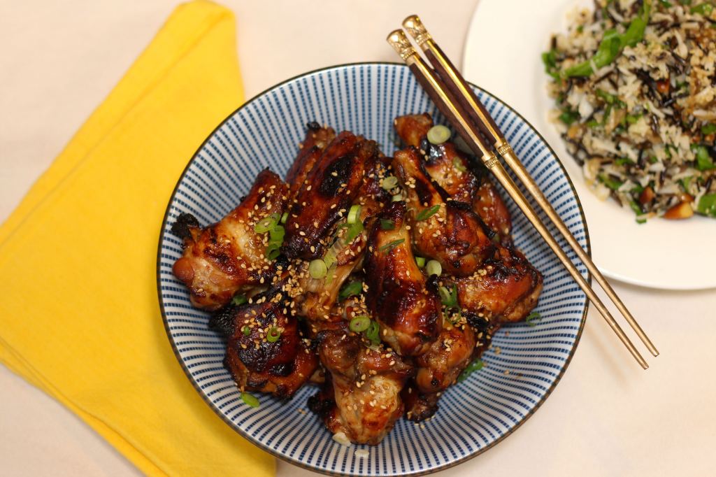 5 Minute Sticky Sesame Wings – Growing Up Savvy