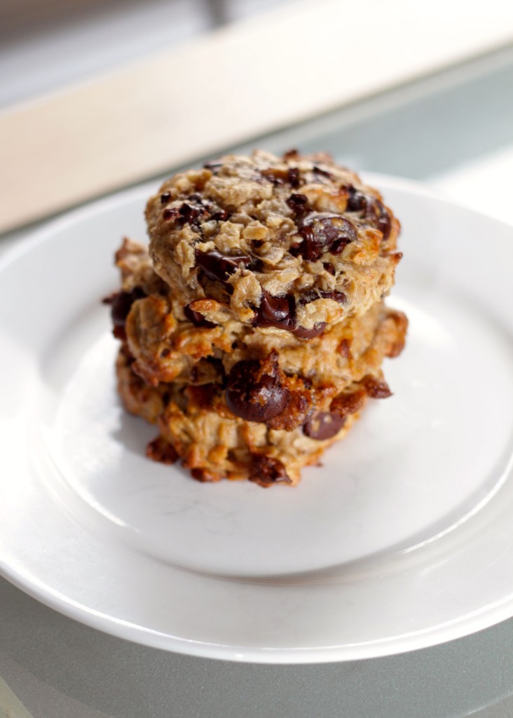 Healthy Oatmeal, Banana, Peanut Butter & Chocolate Chip Cookies – Growing Up Savvy
